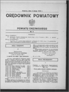 Orędownik Powiatowy Powiatu Chojnickiego 1933.02.04, nr 5