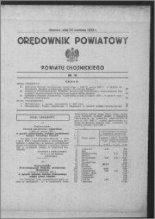 Orędownik Powiatowy Powiatu Chojnickiego 1933.04.22, nr 16