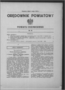 Orędownik Powiatowy Powiatu Chojnickiego 1933.05.06, nr 18