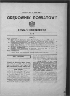 Orędownik Powiatowy Powiatu Chojnickiego 1933.05.13, nr 19