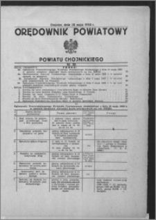 Orędownik Powiatowy Powiatu Chojnickiego 1933.05.20, nr 20