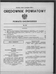 Orędownik Powiatowy Powiatu Chojnickiego 1933.09.02, nr 36