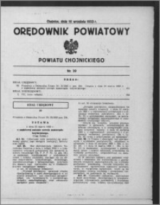Orędownik Powiatowy Powiatu Chojnickiego 1933.09.16, nr 39