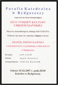 XXVI Tydzień Kultury Chrześcijańskiej