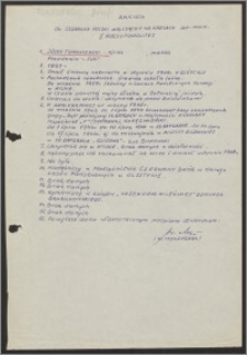 Ankieta do "Słownika Polski Walczącej na Kresach Płn.-Wsch. II Rzeczypospolitej"