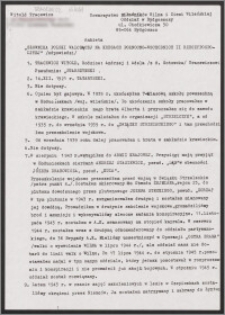 Ankieta "Słownika Polski Walczącej na Kresach Północno-Wschodnich II Rzeczypospolitej" (odpowiedzi)