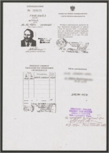 Zaświadczenie Nr 389635