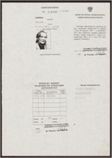 Zaświadczenie Nr 432449/100338