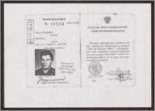 Zaświadczenie Nr 647244/0216589