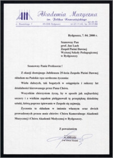 Jublileusz 25-lecia Zespołu Pieśni Dawnej