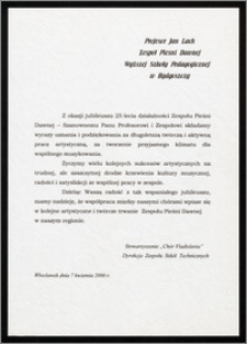 Jubileusz 25-lecia Zespołu Pieśni Dawnej