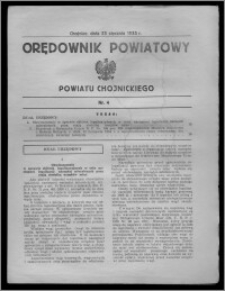 Orędownik Powiatowy Powiatu Chojnickiego 1935.01.23, nr 4