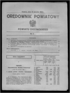 Orędownik Powiatowy Powiatu Chojnickiego 1935.01.30, nr 5