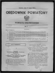 Orędownik Powiatowy Powiatu Chojnickiego 1935.02.27, nr 9