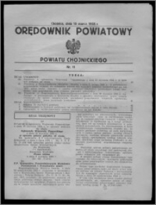 Orędownik Powiatowy Powiatu Chojnickiego 1935.03.13, nr 11
