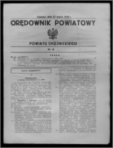 Orędownik Powiatowy Powiatu Chojnickiego 1935.03.27, nr 13