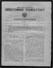 Orędownik Powiatowy Powiatu Chojnickiego 1935.04.03, nr 14