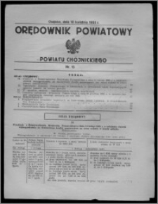 Orędownik Powiatowy Powiatu Chojnickiego 1935.04.10, nr 15