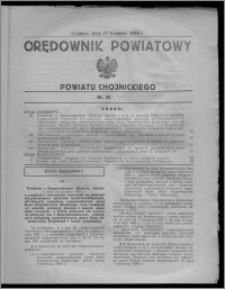 Orędownik Powiatowy Powiatu Chojnickiego 1935.04.17, nr 16
