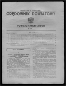 Orędownik Powiatowy Powiatu Chojnickiego 1935.04.24, nr 17