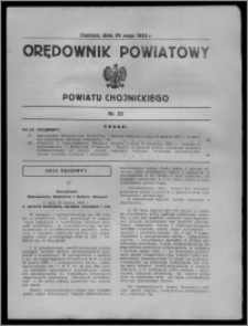 Orędownik Powiatowy Powiatu Chojnickiego 1935.05.29, nr 22