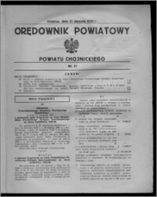 Orędownik Powiatowy Powiatu Chojnickiego 1935.08.21, nr 31