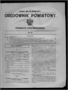 Orędownik Powiatowy Powiatu Chojnickiego 1935.08.28, nr 32