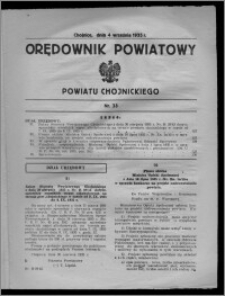 Orędownik Powiatowy Powiatu Chojnickiego 1935.09.04, nr 33