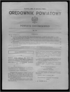 Orędownik Powiatowy Powiatu Chojnickiego 1935.09.12, nr 34