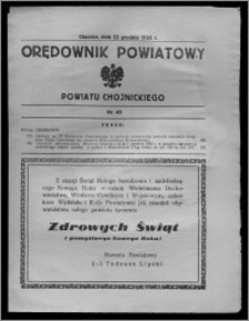 Orędownik Powiatowy Powiatu Chojnickiego 1935.12.23, nr 49