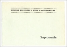 Zaproszenie na Spotkania z bydgoskimi Chórami pn Cześć Pieśni w ramach Bydgoskich Dni Kultury i Sztuki'78