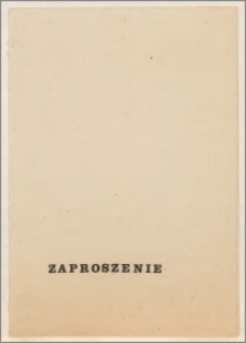 Zaproszenie na Koncert w ramach przewodu na stanowisko adiunkta mgr Jana Lacha