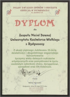 Z okazji Jubileuszu 35-lecia