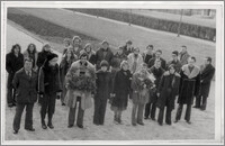 Złożenie kwiatów przed Pomnikiem Zwycięstwa w Suboticy