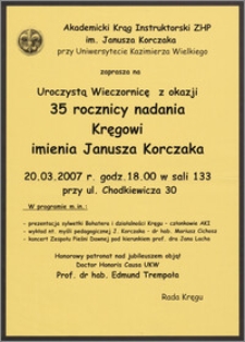 Uroczysta wieczornica