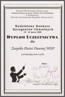 Wydziałowy Konkurs Dyrygentów