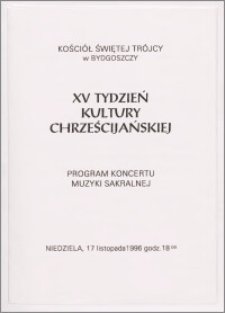 XV TYdzień Kultury Chrześcijańskiej