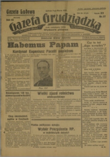 Gazeta Ludowa dawniej Gazeta Grudziądzka 1939.03.04. R. 46 nr 27