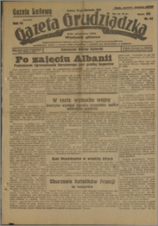 Gazeta Ludowa dawniej Gazeta Grudziądzka 1939.04.15. R. 46 nr 43