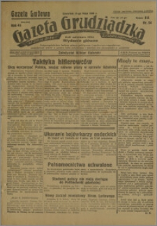 Gazeta Ludowa dawniej Gazeta Grudziądzka 1939.05.11. R. 46 nr 54
