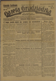 Gazeta Ludowa dawniej Gazeta Grudziądzka 1939.06.22. R. 46 nr 71