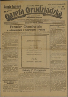 Gazeta Ludowa dawniej Gazeta Grudziądzka 1939.08.03. R. 46 nr 89