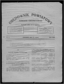 Orędownik Powiatowy Powiatu Chojnickiego : wychodzi jeden raz w tygodniu 1929.03.23, nr 9