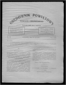 Orędownik Powiatowy Powiatu Chojnickiego : wychodzi jeden raz w tygodniu 1929.04.13, nr 12