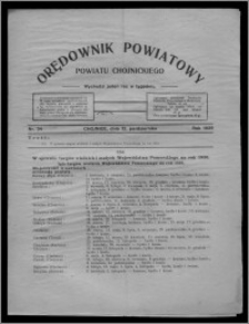 Orędownik Powiatowy Powiatu Chojnickiego : wychodzi jeden raz w tygodniu 1929.10.12, nr 34