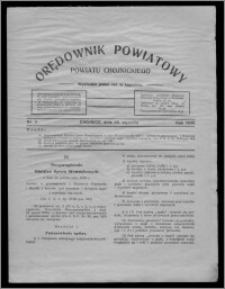 Orędownik Powiatowy Powiatu Chojnickiego : wychodzi jeden raz w tygodniu 1930.01.25, nr 4