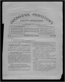 Orędownik Powiatowy Powiatu Chojnickiego : wychodzi jeden raz w tygodniu 1930.02.01, nr 5