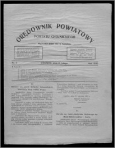 Orędownik Powiatowy Powiatu Chojnickiego : wychodzi jeden raz w tygodniu 1930.02.08, nr 6