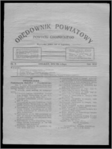 Orędownik Powiatowy Powiatu Chojnickiego : wychodzi jeden raz w tygodniu 1930.02.22, nr 8