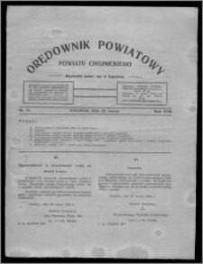 Orędownik Powiatowy Powiatu Chojnickiego : wychodzi jeden raz w tygodniu 1930.03.22, nr 12